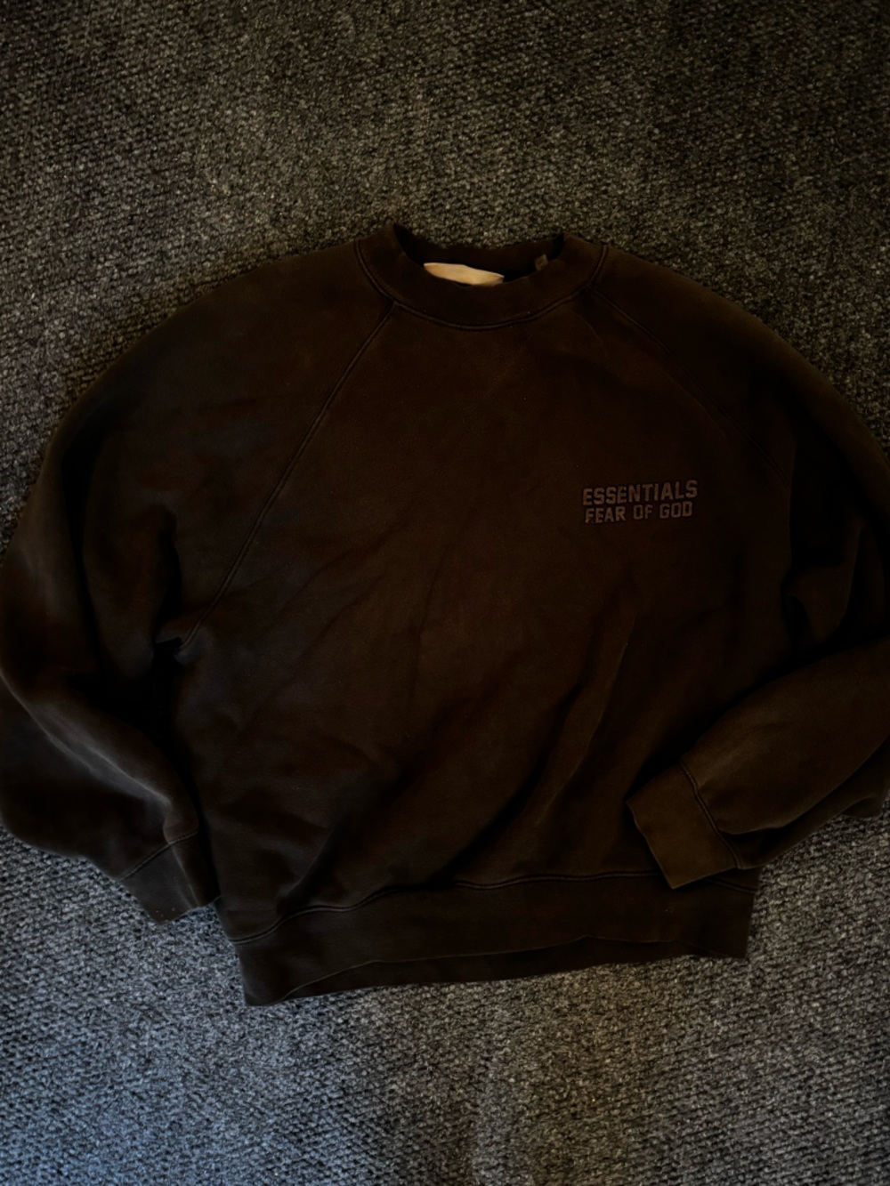 ESSENTIALS FOREST GREEN Crewneck Sweatshirt